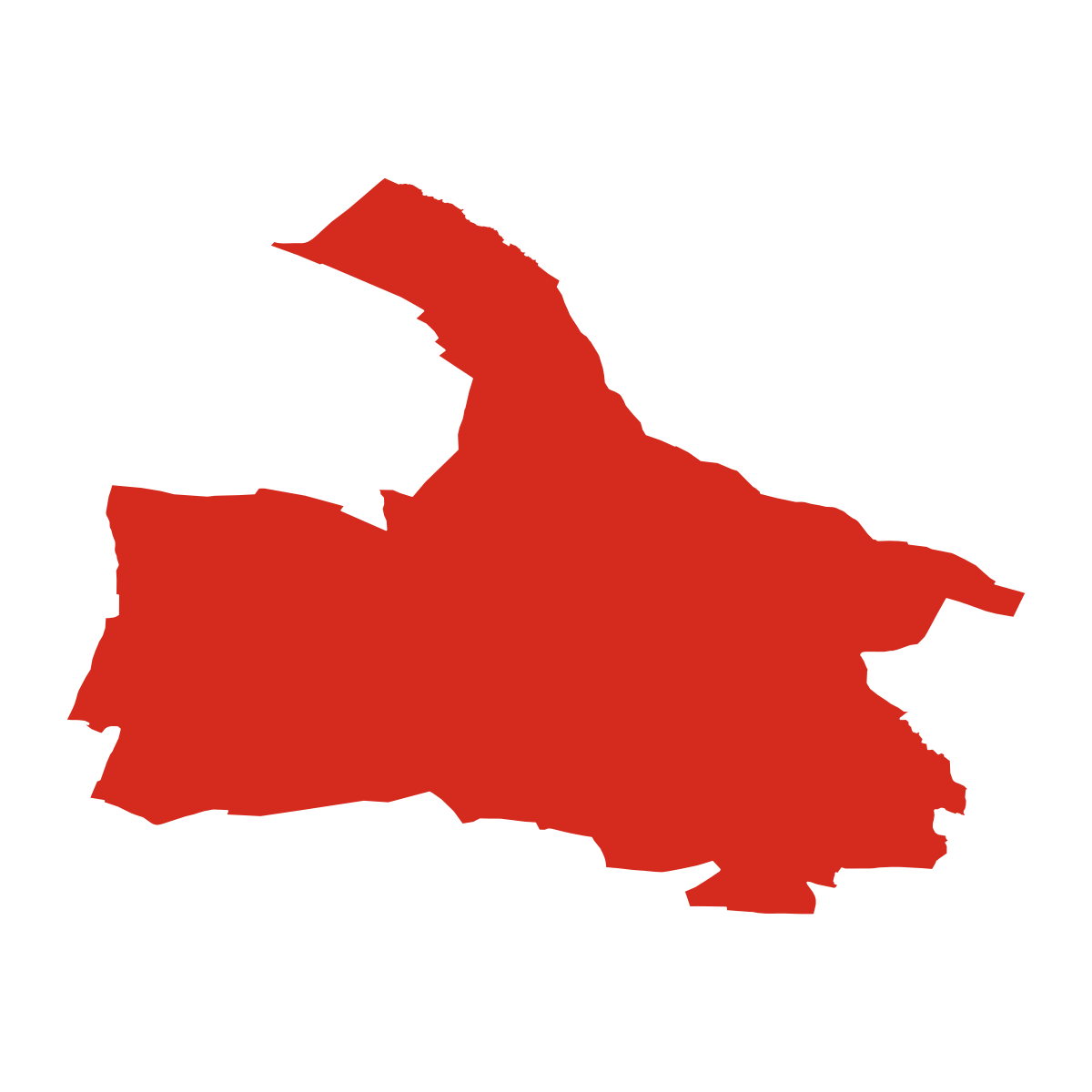 Šebkovice boundary map