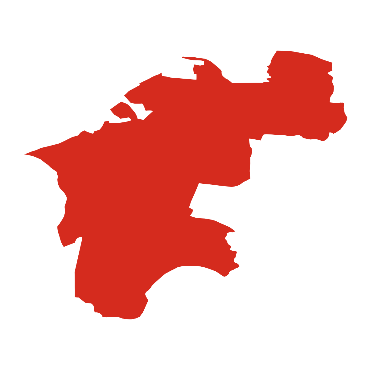 Senec boundary map