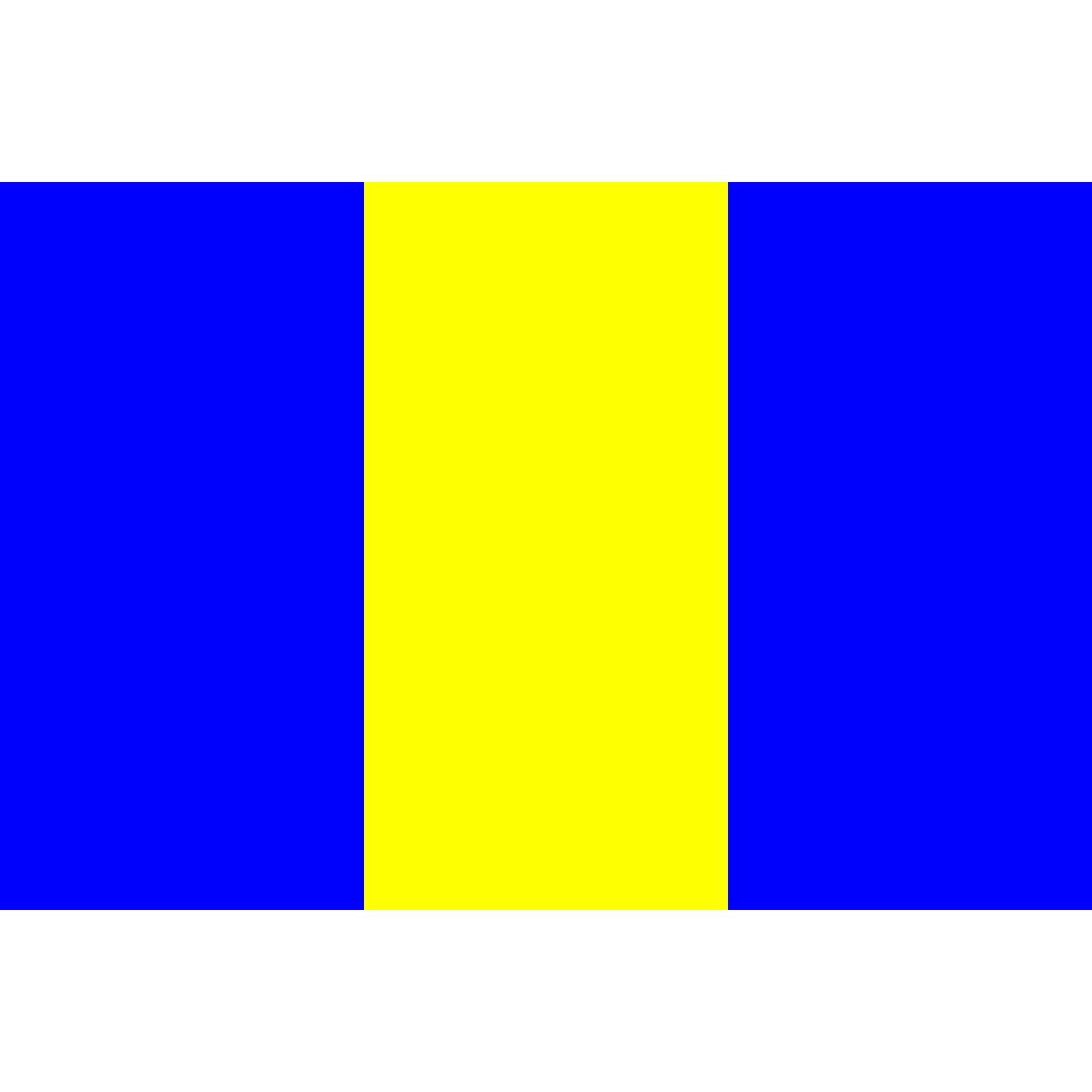 Flag of Senožaty, South Bohemian Region