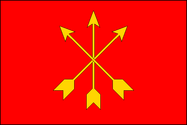 Flag of Šípy, Central Bohemian Region