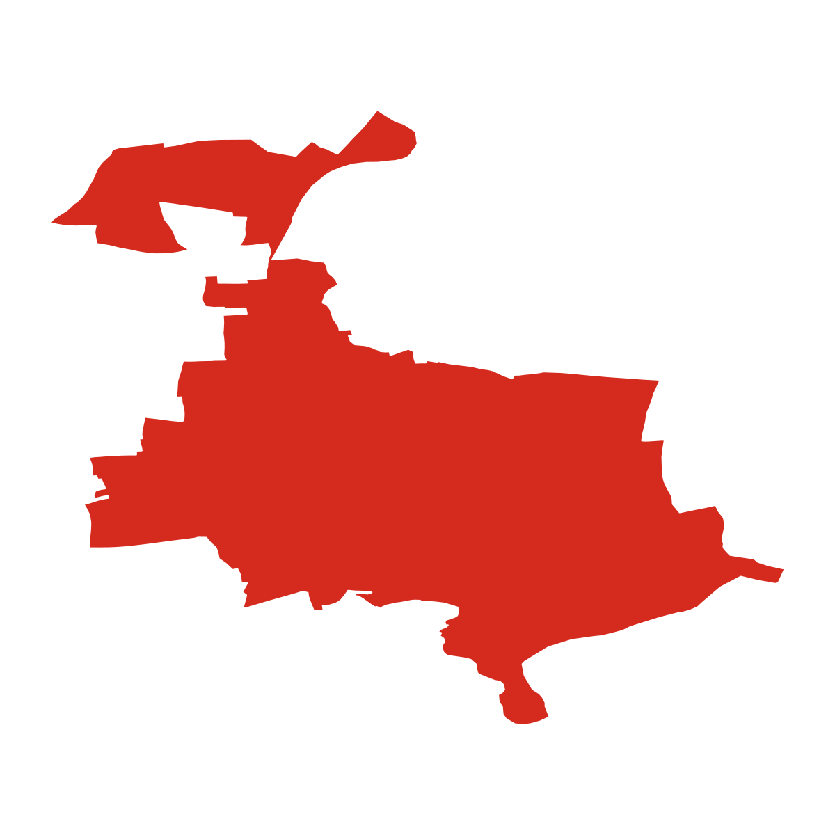 Skapce boundary map
