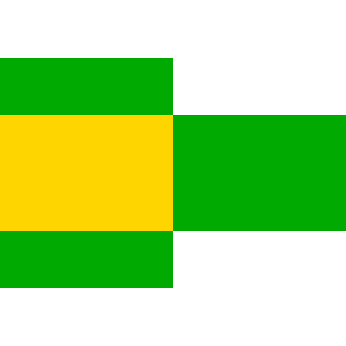 Flag of Sklenka, Central Bohemian Region