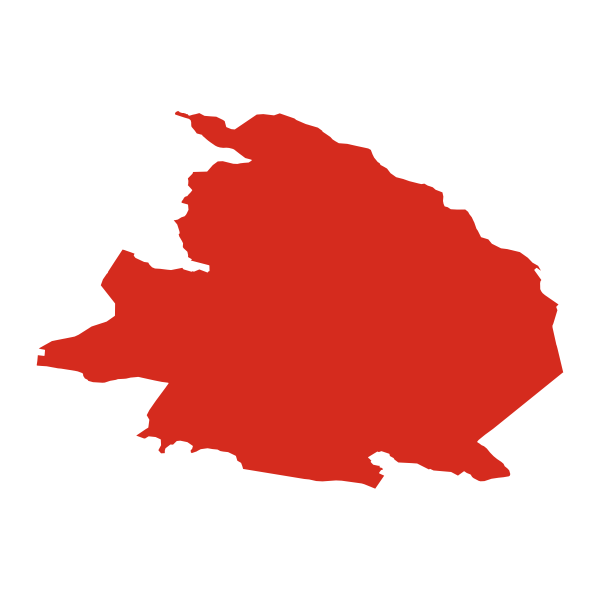 Škrdlovice boundary map
