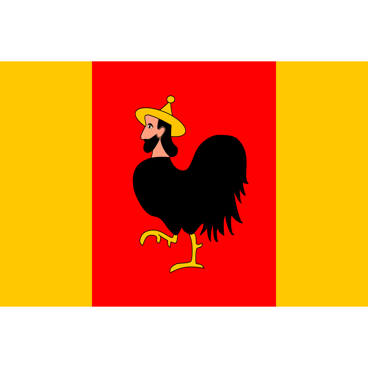 Flag of Skuhrov, Pardubice Region