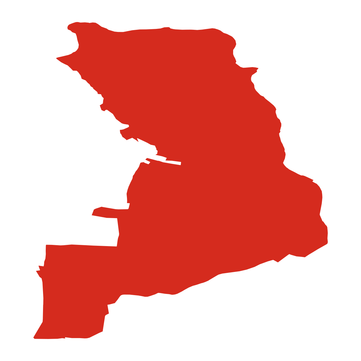 Slapy boundary map
