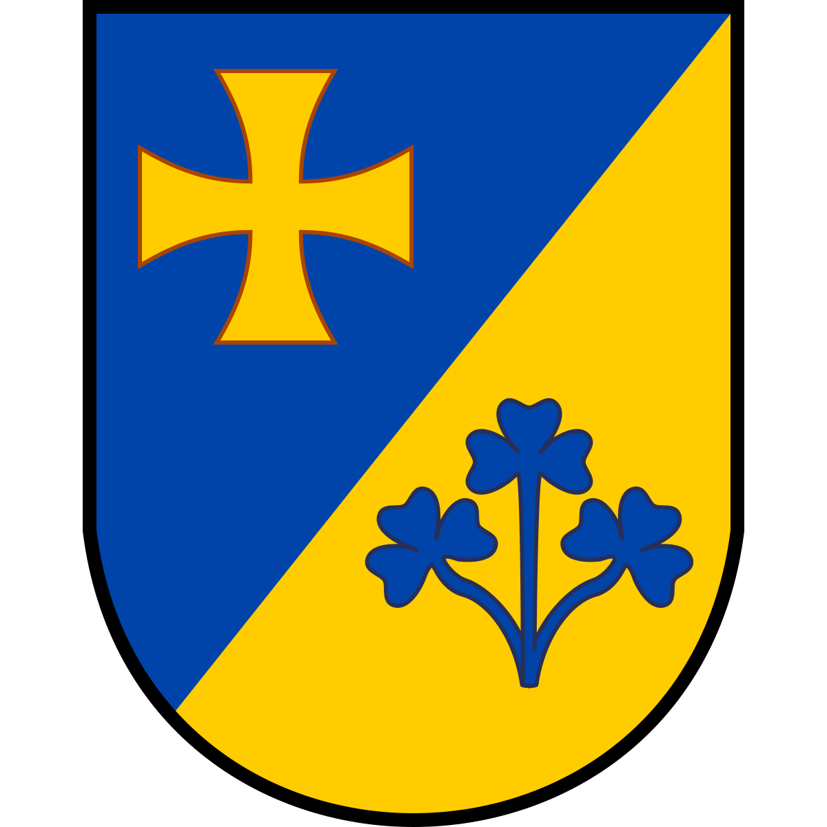 Coat of arms of Slavětice, Vysočina Region