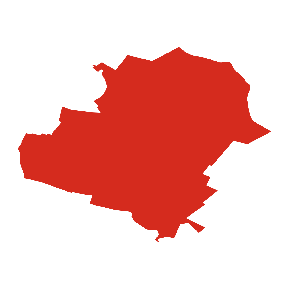 Slavětice boundary map