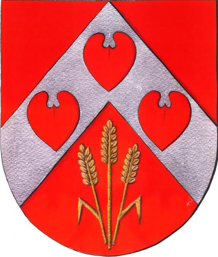 Coat of arms of Slavíkovice, Vysočina Region