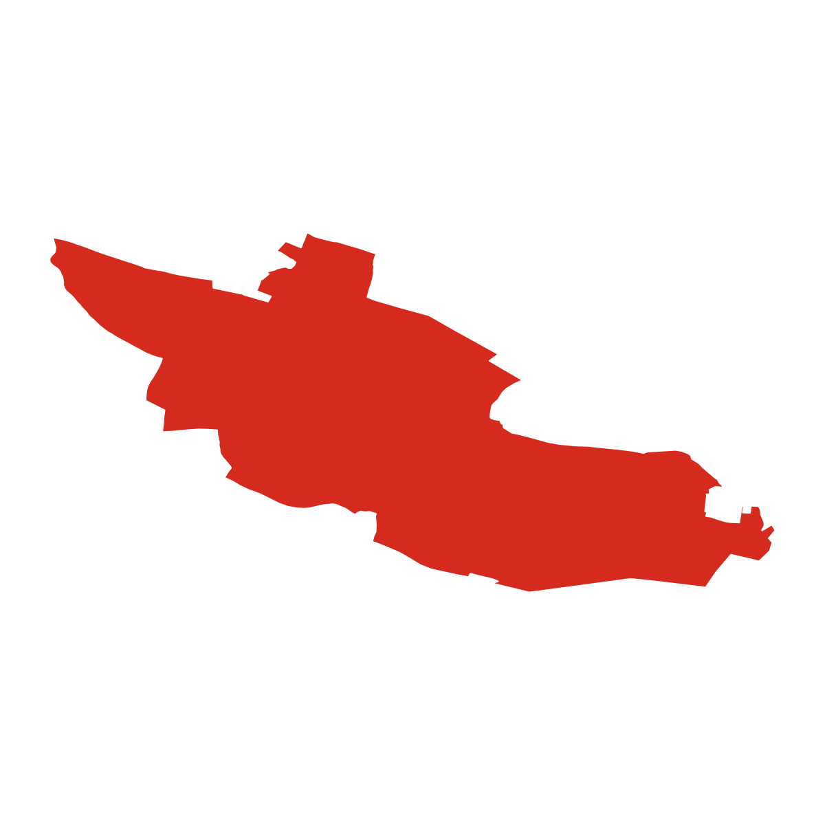 Slavíkovice boundary map