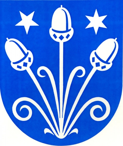 Coat of arms of Slavín, South Moravian Region