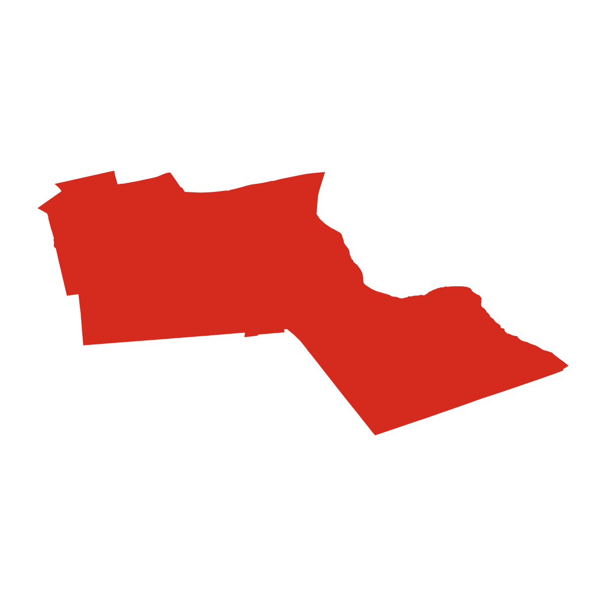 Slavín boundary map