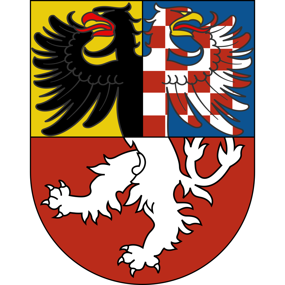 Coat of arms of Slavkov u Brna, South Moravian Region