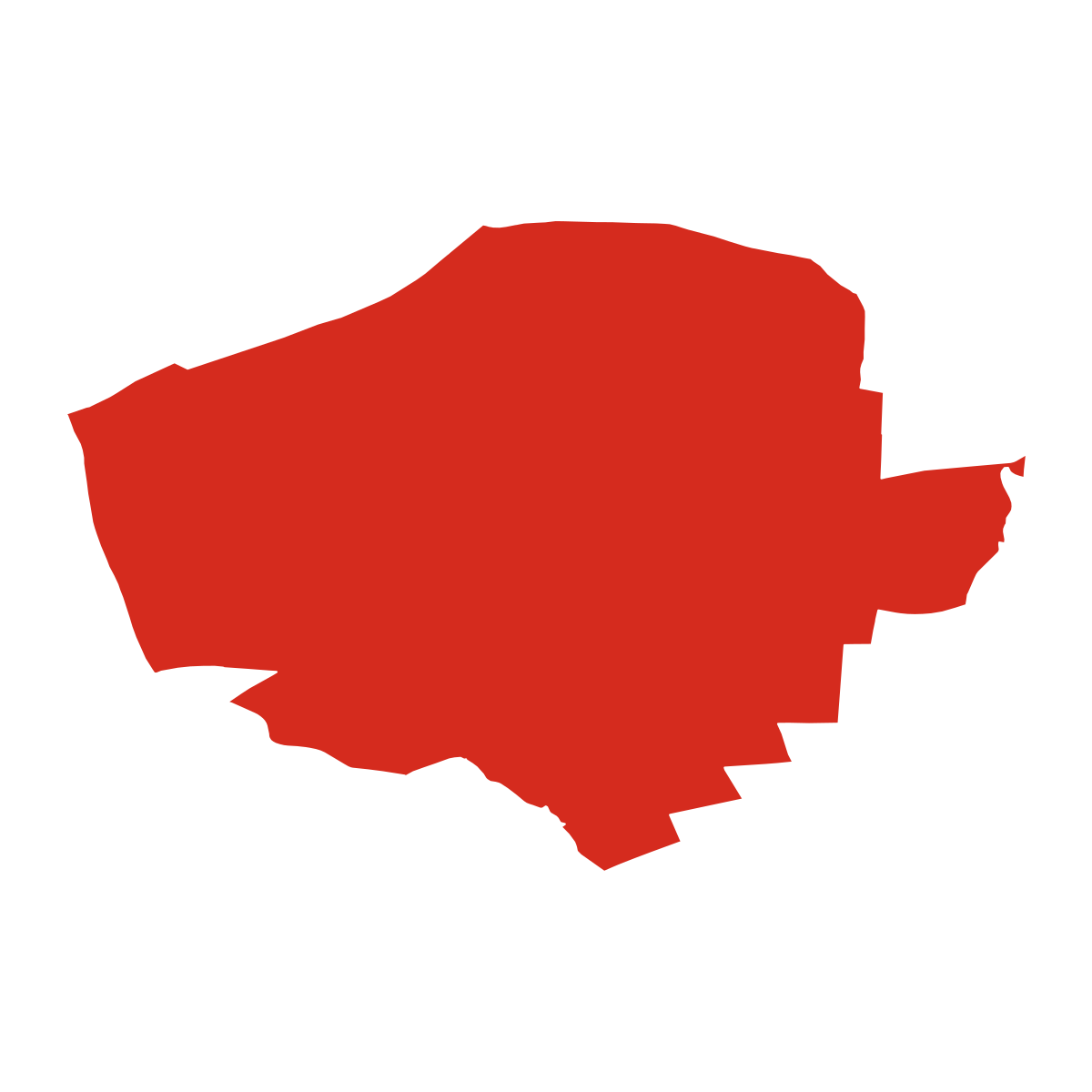 Slavkov u Brna boundary map