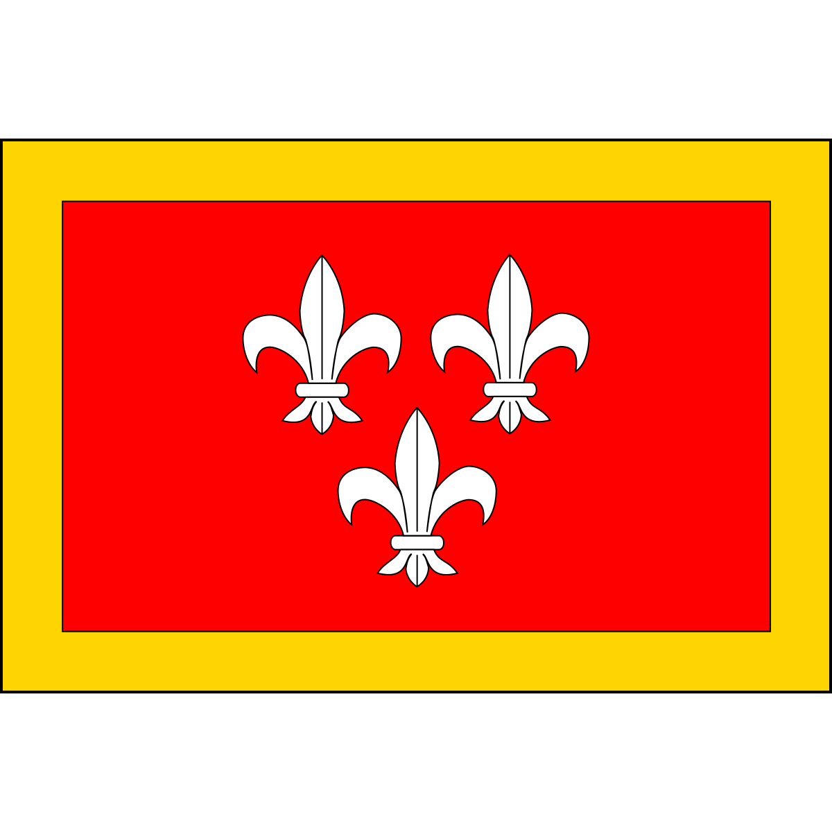 Flag of Slížany, Zlín Region