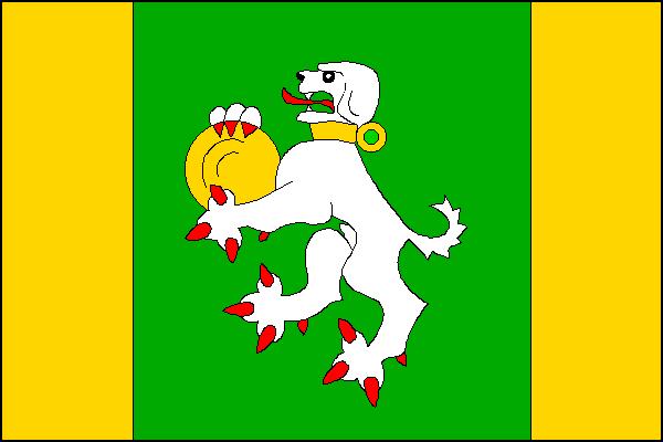 Flag of Slopné, Zlín Region