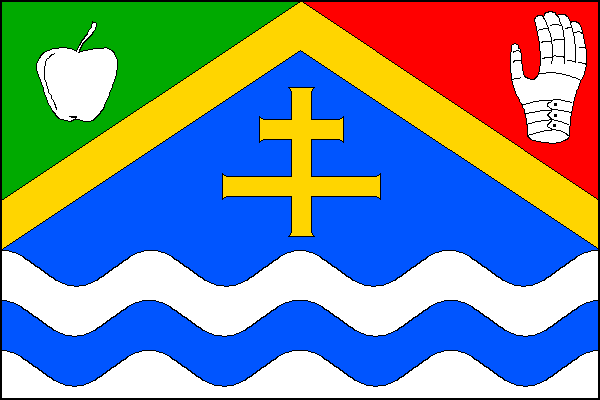 Flag of Sloupno, Hradec Králové Region