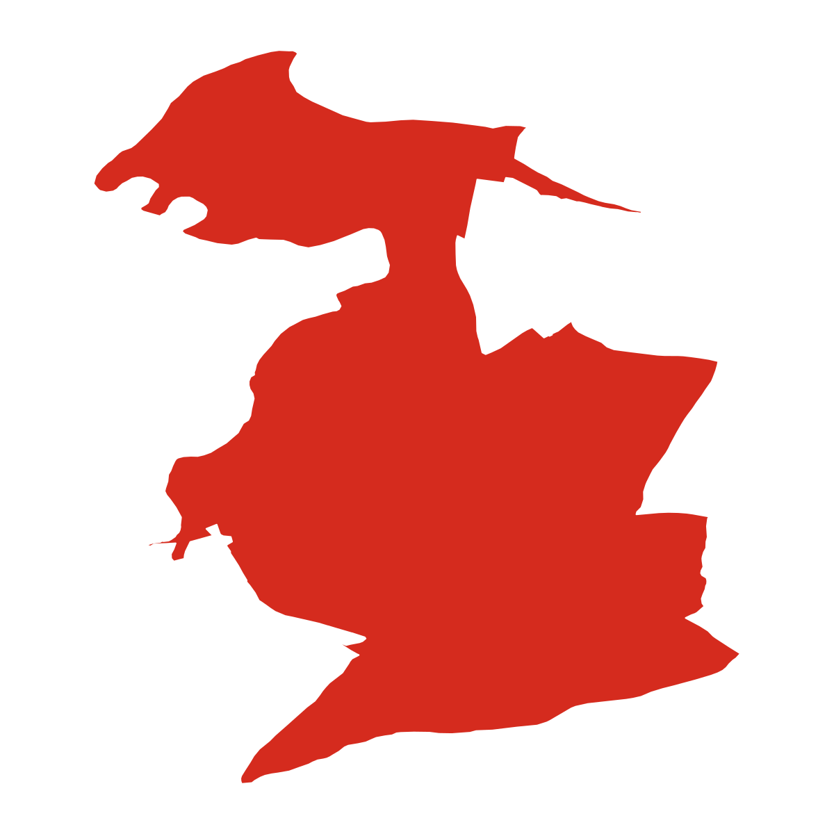 Smědčice boundary map