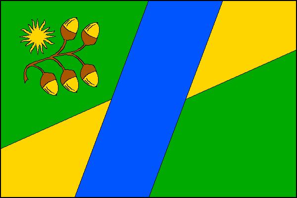 Flag of Soboňky, South Moravian Region