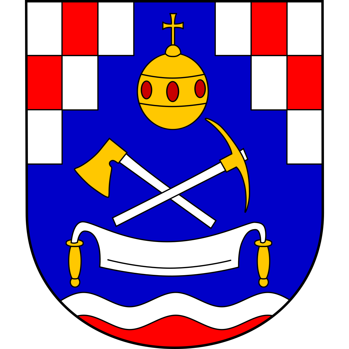 Coat of arms of Sopotnice, Pardubice Region