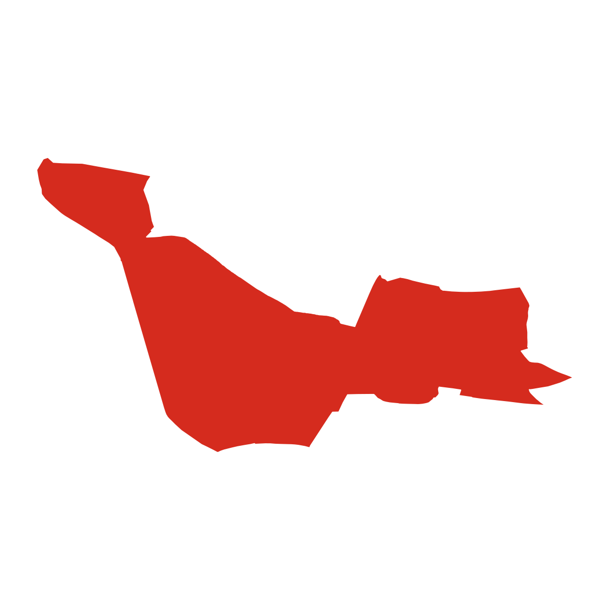 Srbce boundary map