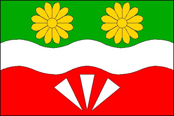 Flag of Srbsko, Central Bohemian Region