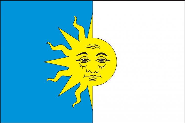 Flag of Srbsko, Central Bohemian Region