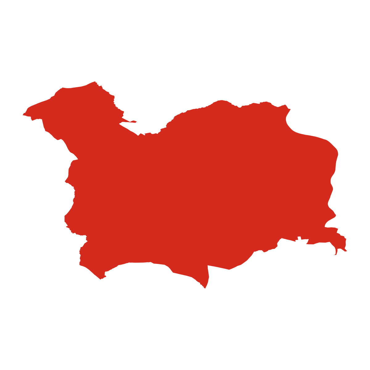 Stanislavice boundary map