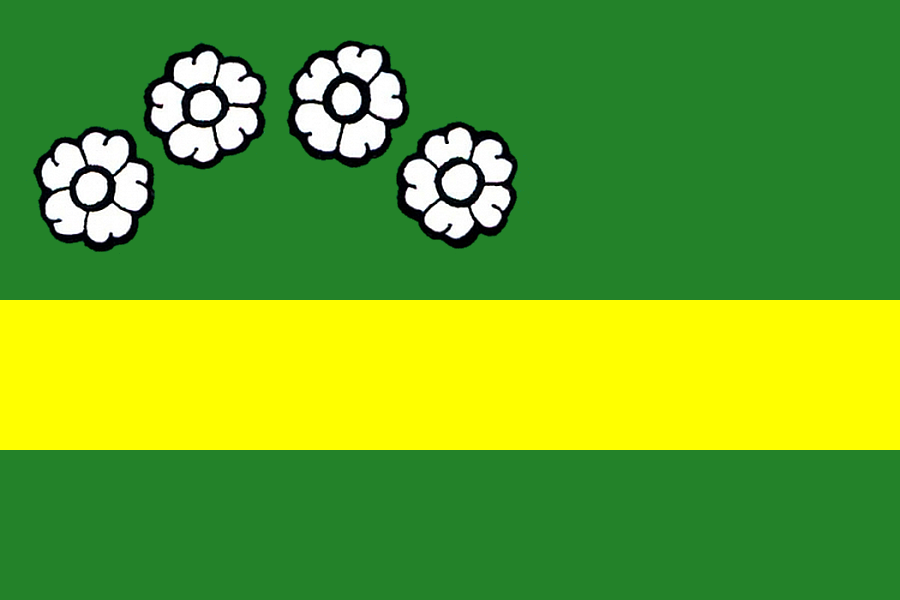 Flag of Stará Libavá, Olomouc Region