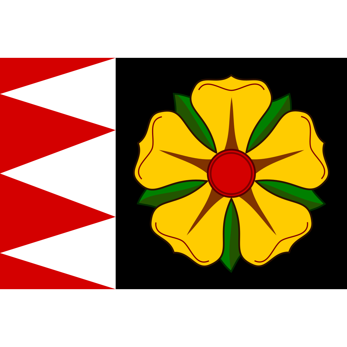 Flag of Stará Ves, Olomouc Region