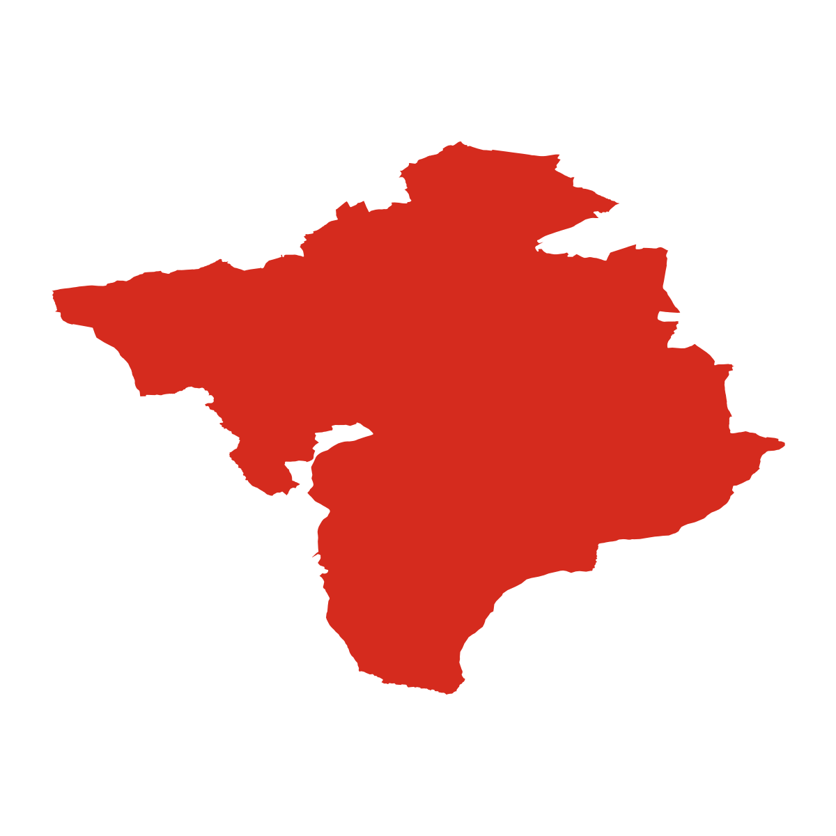 Staré Hutě boundary map