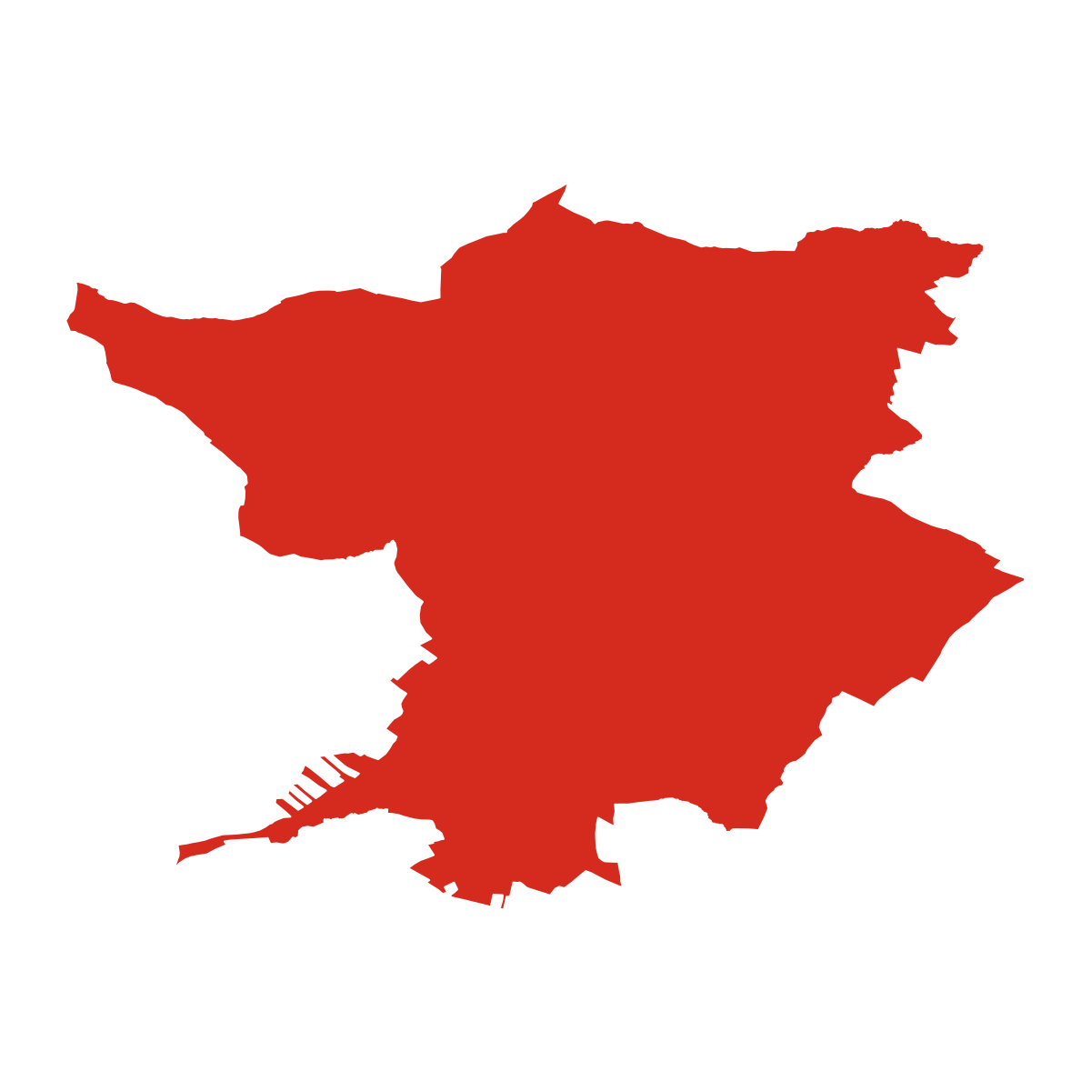 Staré Hutě boundary map