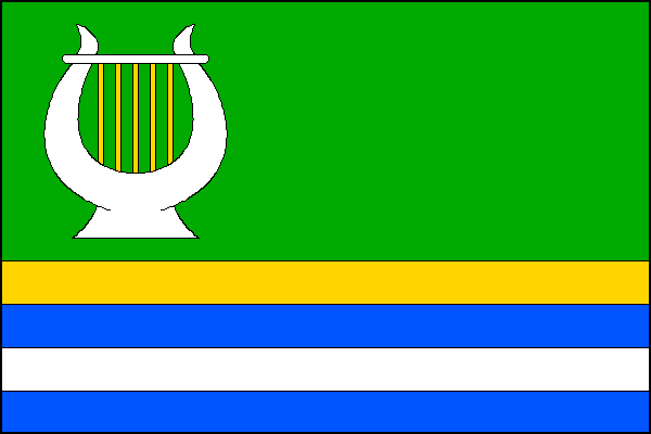 Flag of Staré Hutě, Vysočina Region