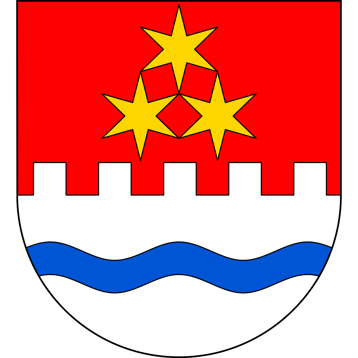 Coat of arms of Starosedlský Hrádek, Central Bohemian Region