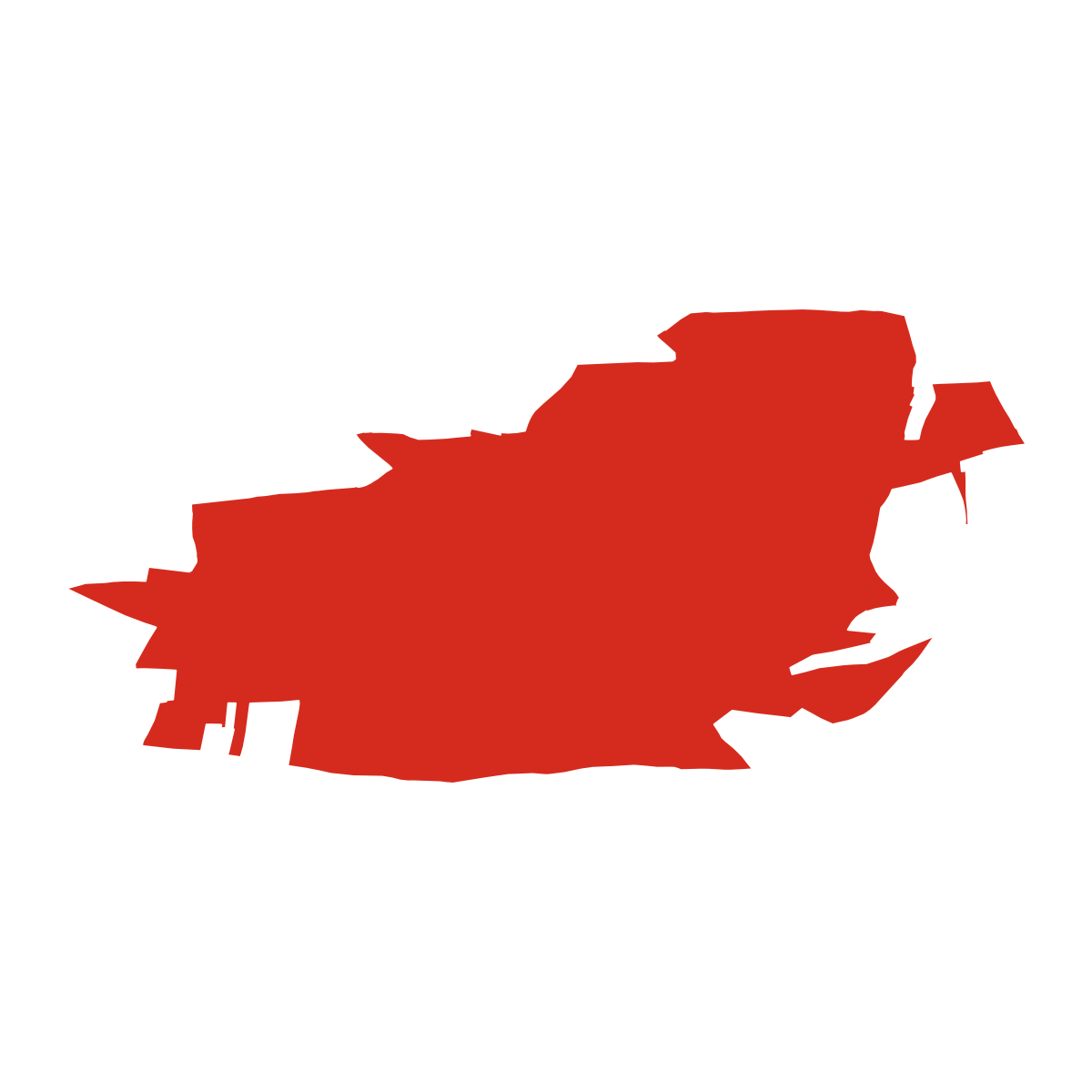 Starosedlský Hrádek boundary map