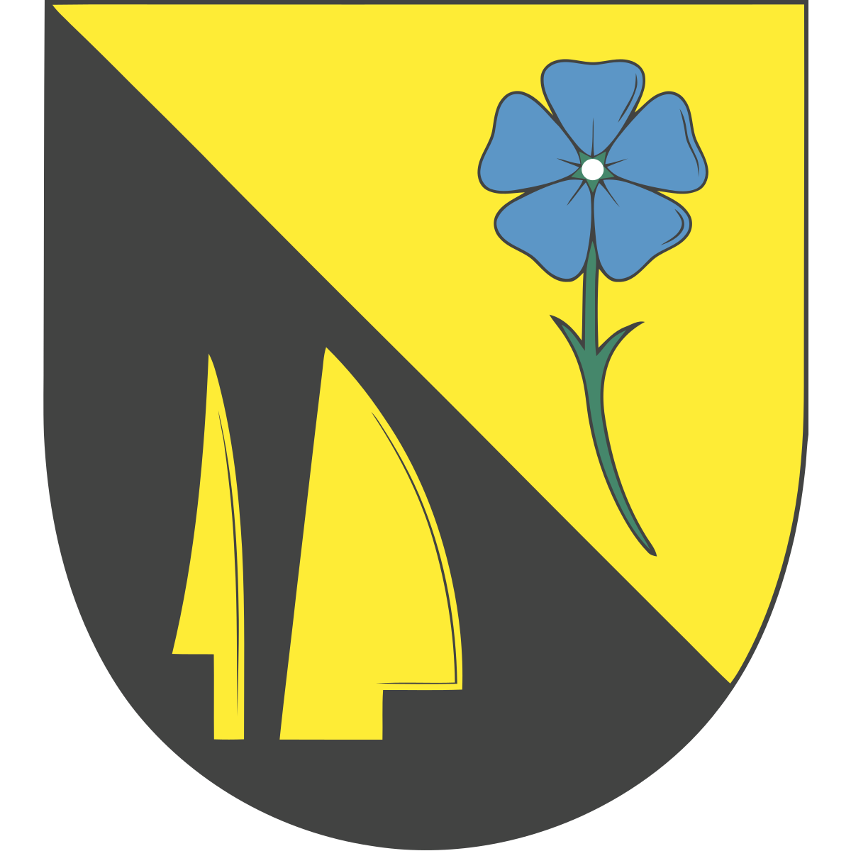 Coat of arms of Štěměchy, Vysočina Region
