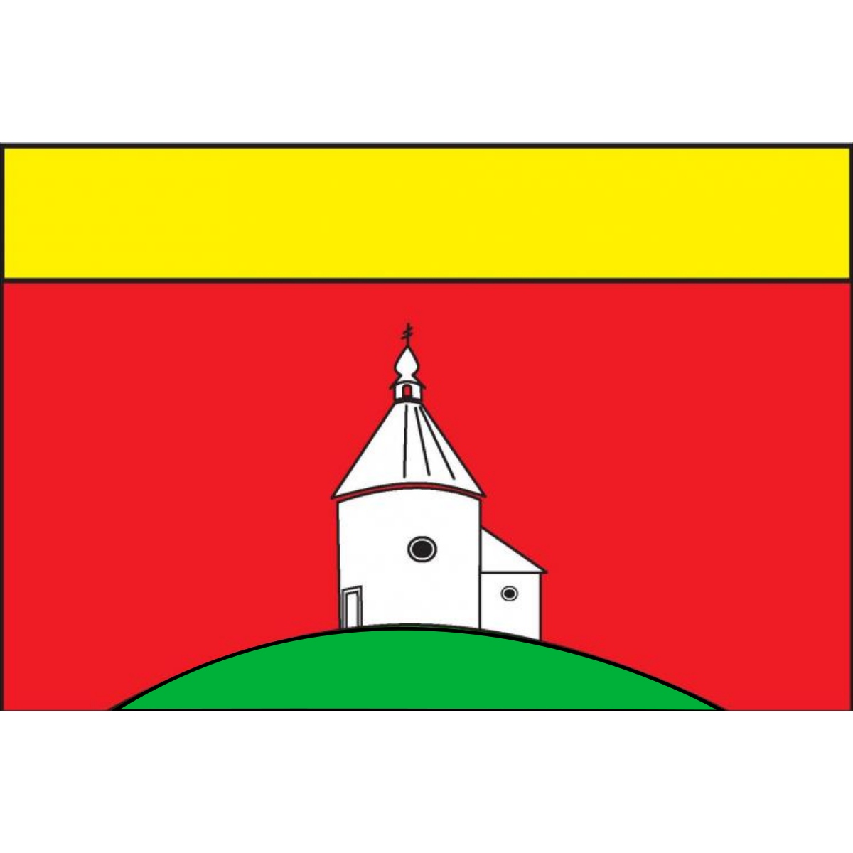 Flag of Štěpkov, Vysočina Region