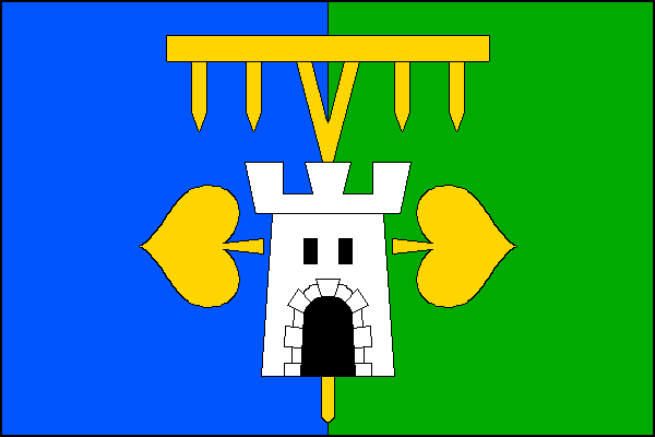 Flag of Štíhlice, Central Bohemian Region