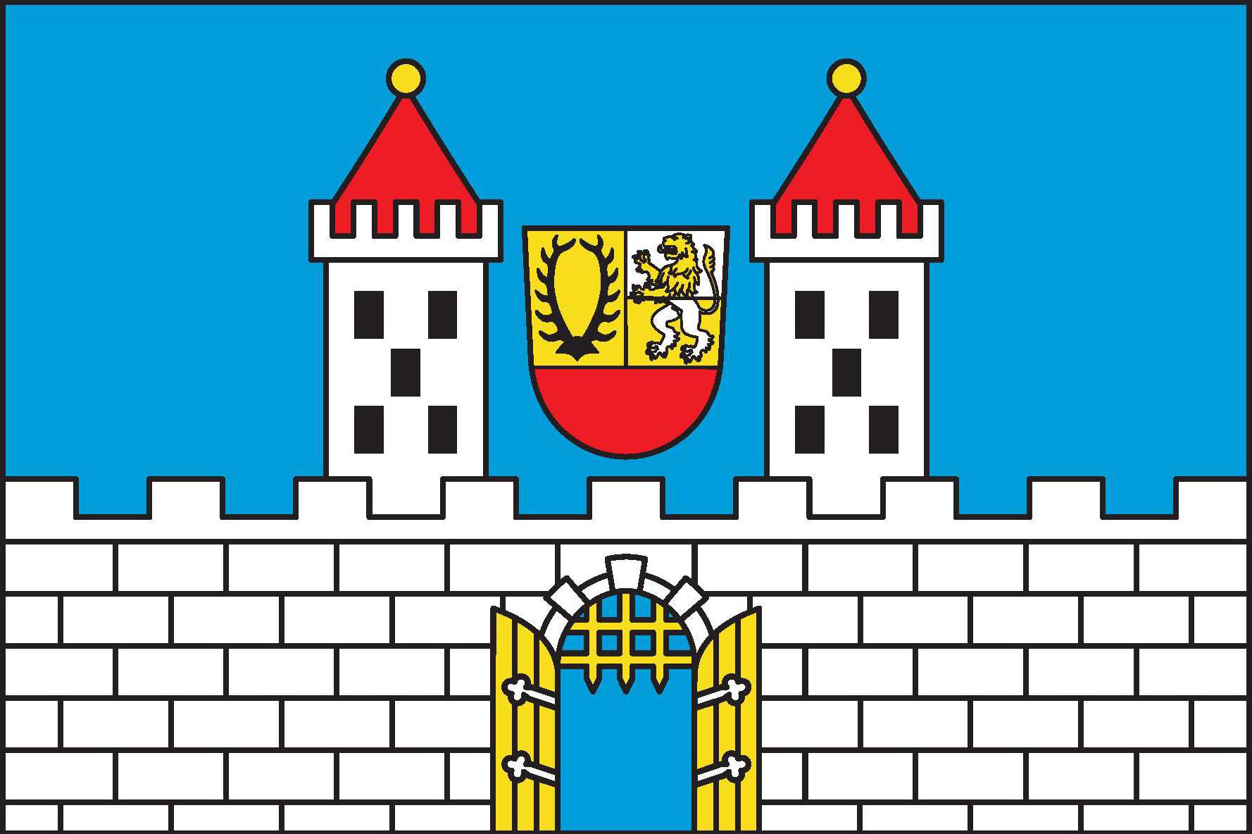 Flag of Štítary, Plzeň Region
