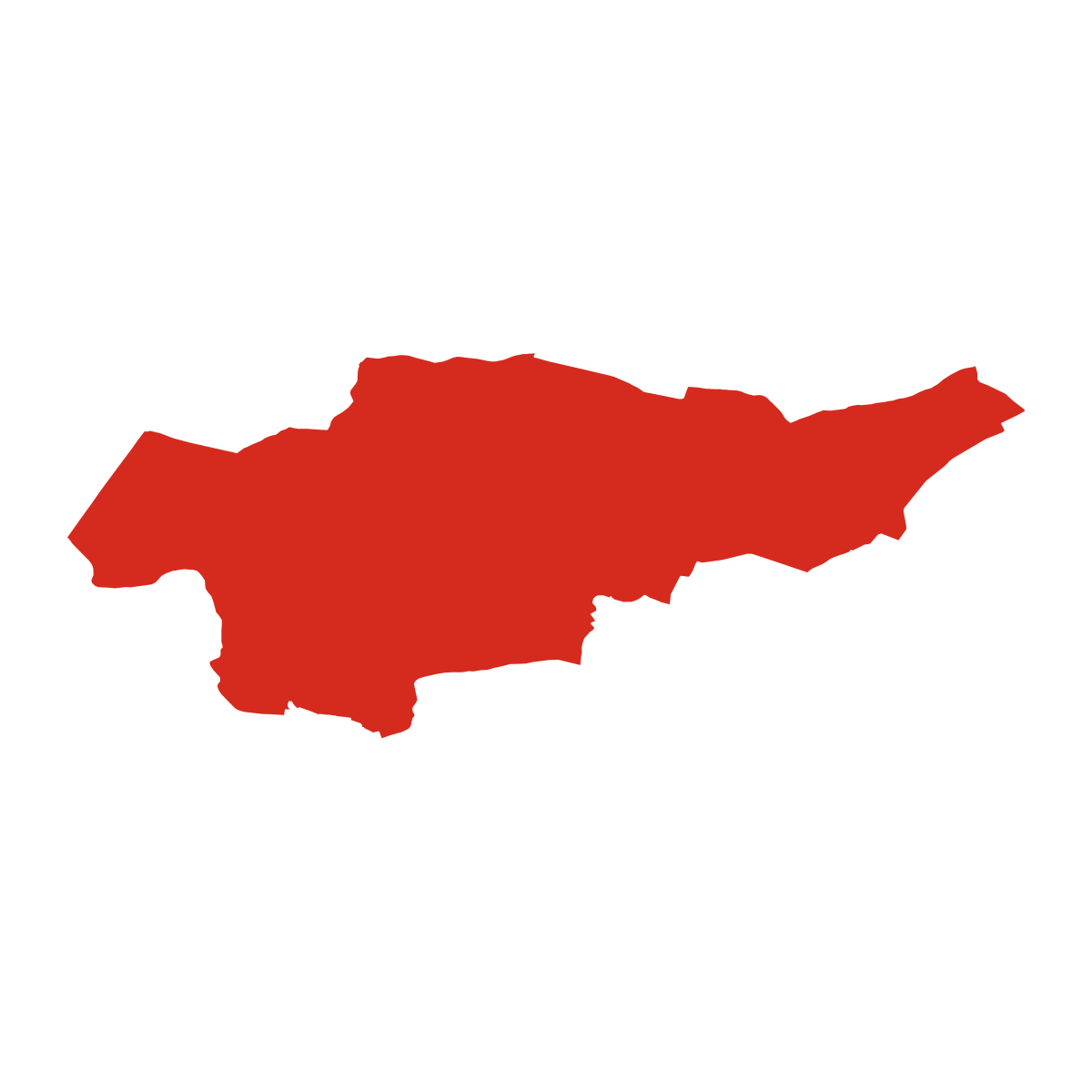 Štítary boundary map