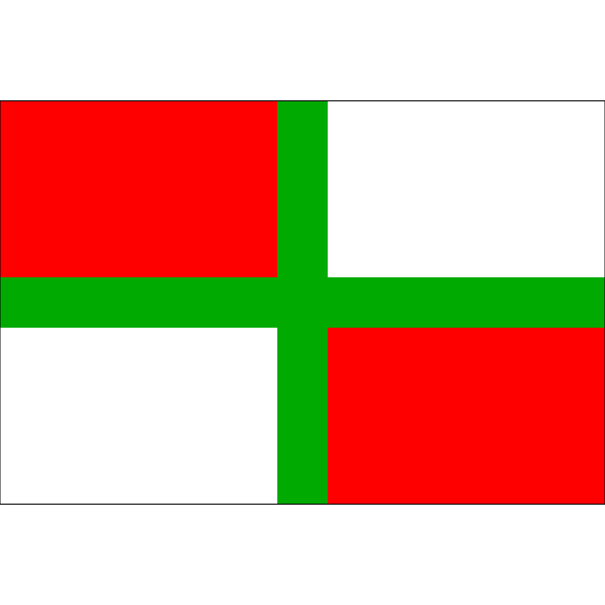 Flag of Štítov, Plzeň Region