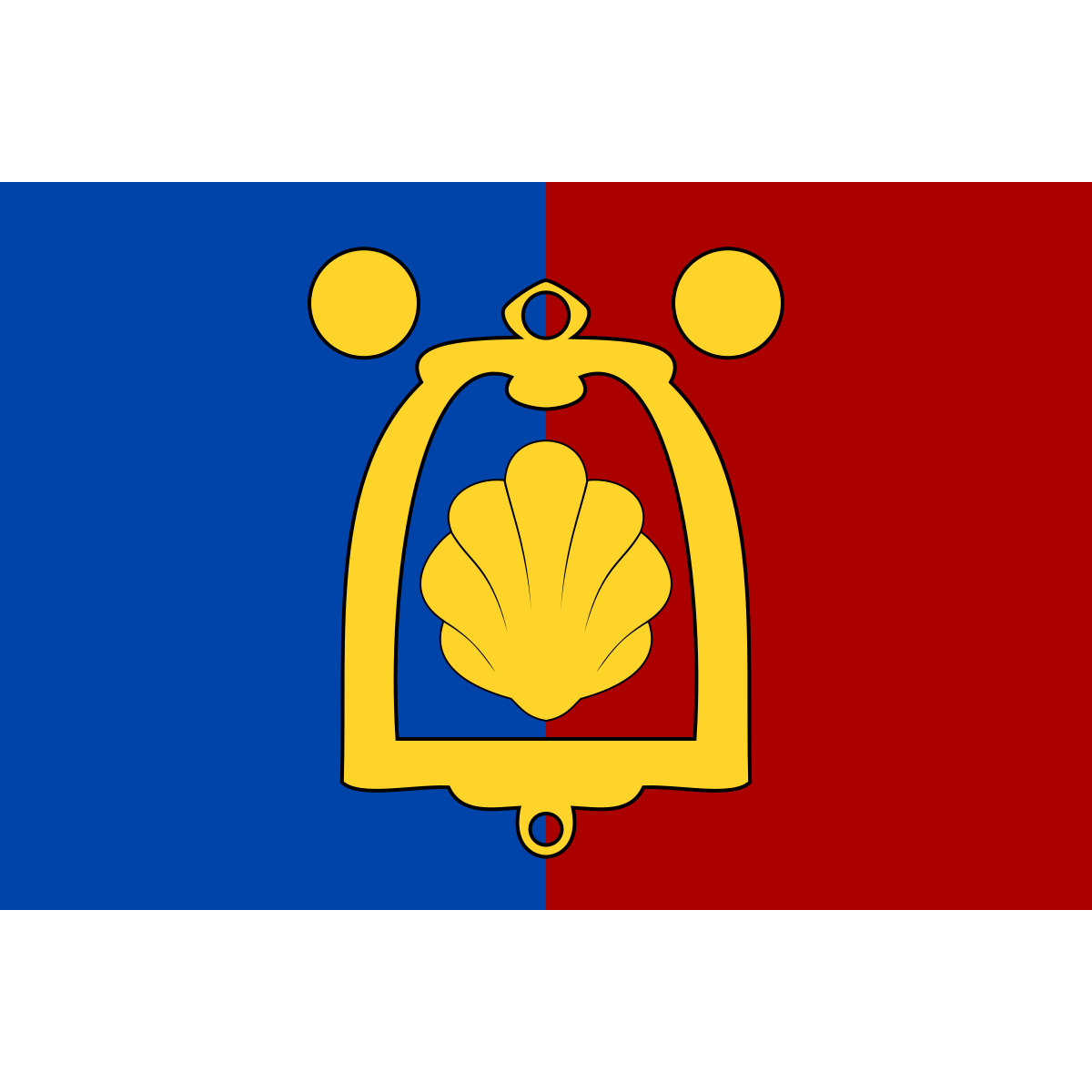Flag of Stračov, Hradec Králové Region