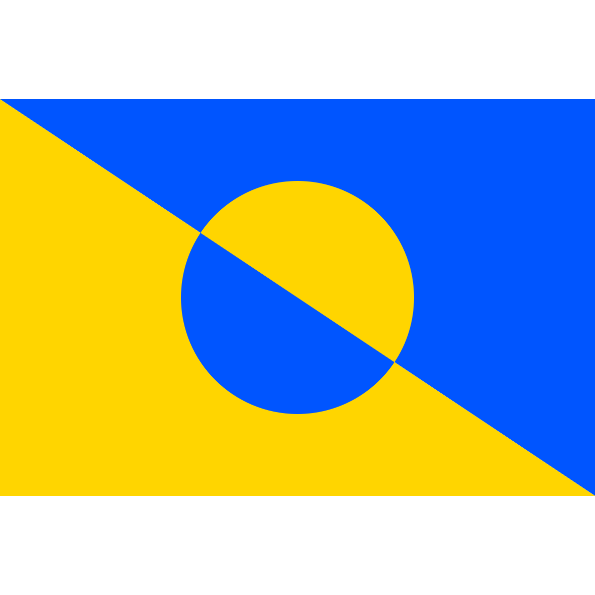 Flag of Strahovice, Moravian-Silesian Region
