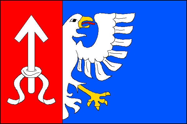 Vlajka obce Štramberk, kraj Moravskoslezský kraj
