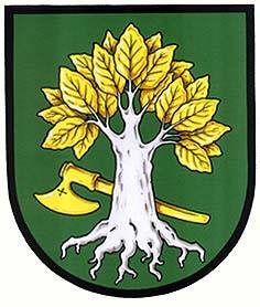 Coat of arms of Strání, Zlín Region