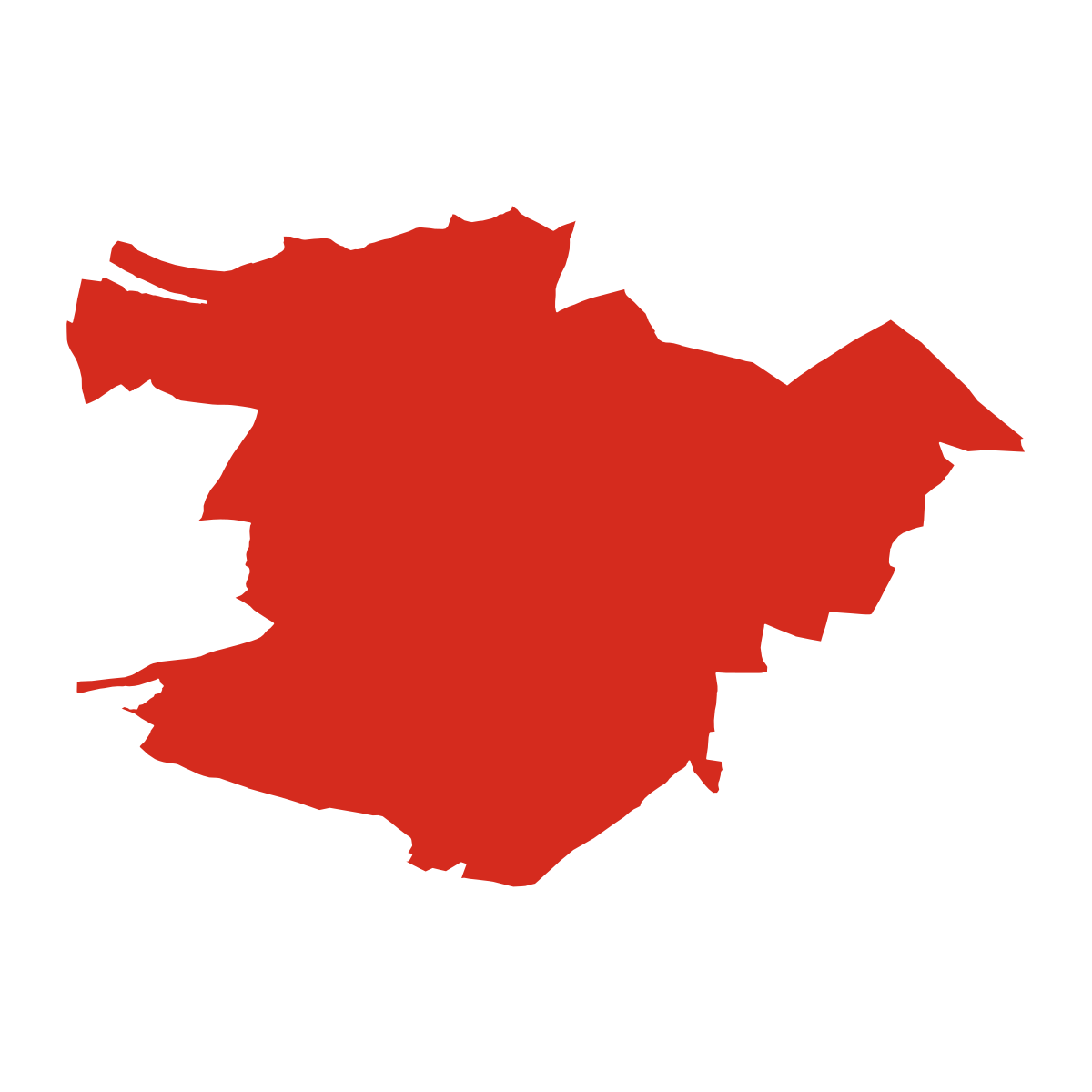 Střapole boundary map