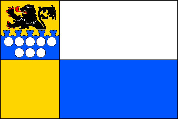 Flag of Stráž nad Ohří, Karlovy Vary Region