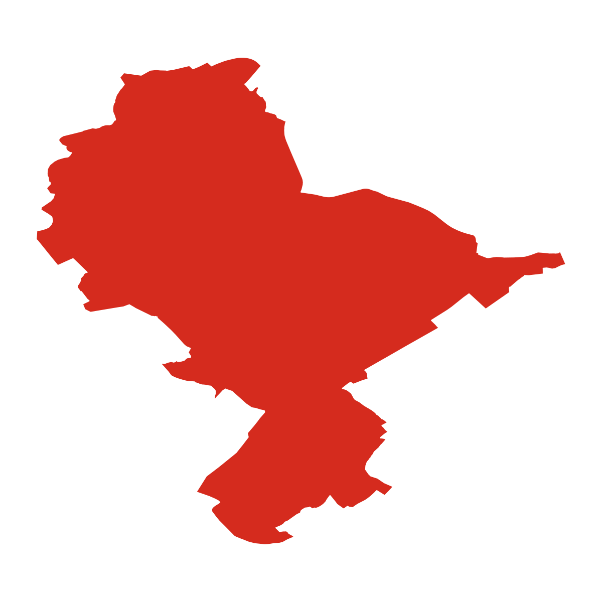Strážnice boundary map