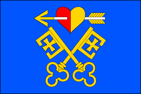 Flag of Střelice, South Moravian Region