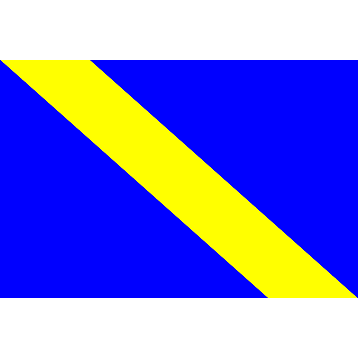 Flag of Střelské Hoštice, South Bohemian Region
