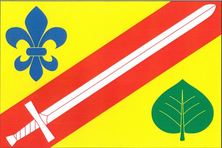 Flag of Střihov, Central Bohemian Region